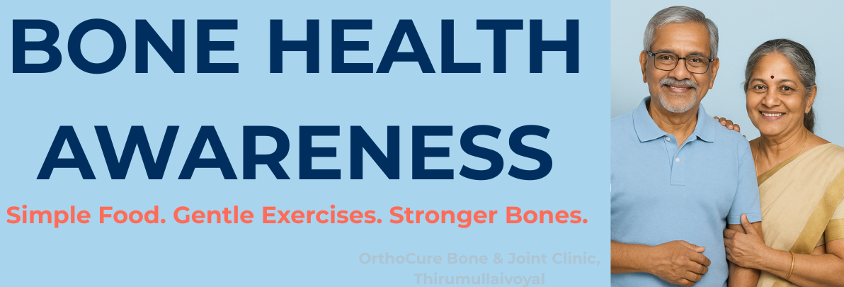 South Indian elderly couple walking together for bone health