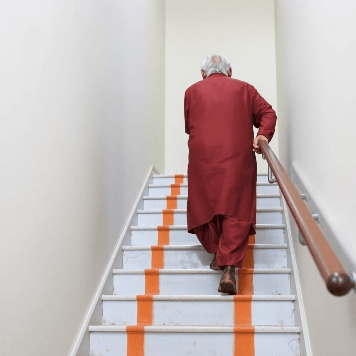 Staircase safety for elderly